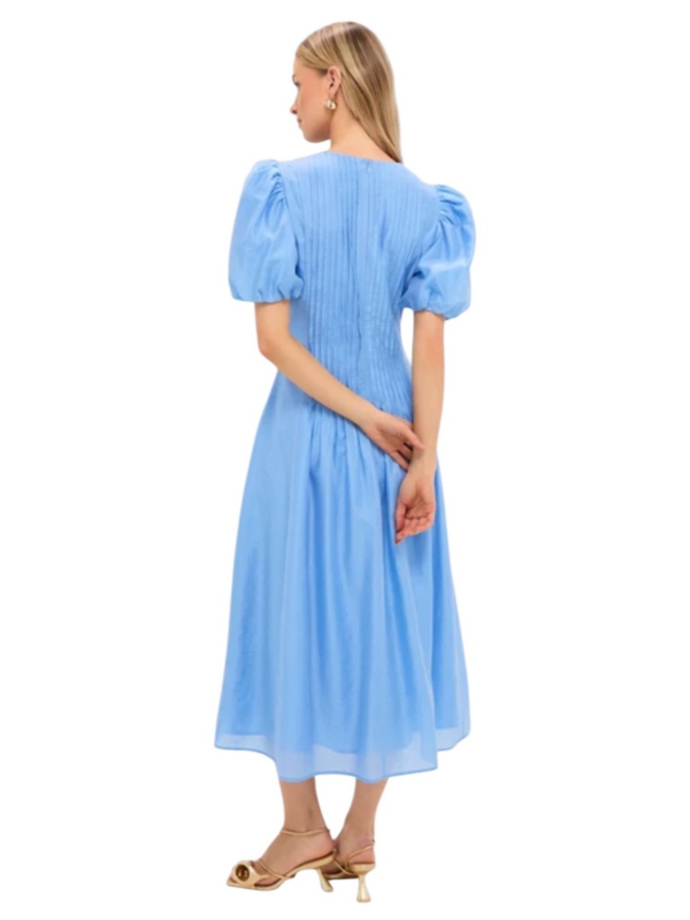 NEW Tuckernuck Mere Maxi Dress. Cerulean Blue. XS. NWT - Picture 4 of 11